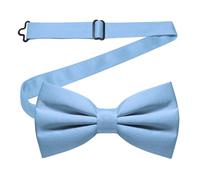 MAIANY Papillon Uomo, Regolabile Con Gancio Papillon Pre-legati in Tinta Unita Per Bambini Adulto Cravatta A Farfalla Già Annodato in Diversi Colori Per Feste Matrimonio Natale Fantasia (blu chiaro)