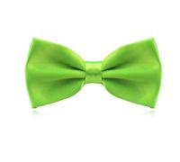 MAIANY Papillon Uomo, Regolabile Con Gancio Papillon Pre-legati in Tinta Unita Per Bambini Adulto Cravatta A Farfalla Già Annodato in Diversi Colori Per Feste Matrimonio Natale Fantasia (verde chiaro)