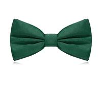 MAIANY Papillon Uomo, Regolabile Con Gancio Papillon Pre-legati in Tinta Unita Per Bambini Adulto Cravatta A Farfalla Già Annodato in Diversi Colori Per Feste Matrimonio Natale Fantasia (verde scuro)