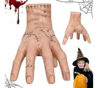 MaibaoteMbt Mano per Decorazione di Halloween, Addams Mano, Spaventose Hand per Halloween, Mano di mercoledì, Halloween Family Hand, per Decorazioni Festival Cosplay, Halloween, Carnevale