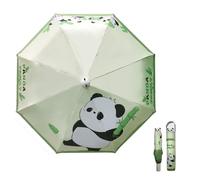 Maibar Ombrello Panda Gatto Compatto Pieghevole Animale Aperto Ombrelli di Viaggio 8 ossa