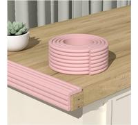 MaiBuL LNNW Copertura Multifunzionale for Bordi e Angoli, Imbottitura in Schiuma di Gomma Morbida Extra Larga, Tavolo con Bordi affilati Paraspigoli per Colonna Protezione Muro Garage(Pink,2m)