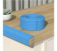 MaiBuL LNNW Copertura Multifunzionale for Bordi e Angoli, Imbottitura in Schiuma di Gomma Morbida Extra Larga, Tavolo con Bordi affilati Paraspigoli per Colonna Protezione Muro Garage(Blue,5m)