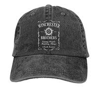 Maichengxuan Viking Fenrir Wolf Soft Casquette Cap Vintage Regolabile Baseball Caps Supernatural Merchandise Winchester Brothers1 Etichettalia unica