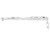 MAICO Cerniera MULTI-MATIC anta a bandiera a scomparsa parte anta e telaio