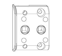 MAICO Meccanismo MULTI-MATIC per cremonese entrata zero battuta 18 scostamento 6