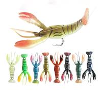 MAICOLA 8 esche morbide da pesca per gamberetti, lobster Claw, esche artificiali Swimbait, 9,5 cm/6 g, morbide esche artificiali per acqua dolce