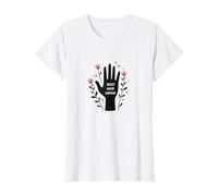 Maid of Honor - Regalo per Festa di Nozze, Mano Destra, Donna Maglietta, Donna, Bianco, L