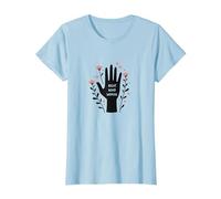 Maid of Honor - Regalo per Festa di Nozze, Mano Destra, Donna Maglietta, Donna, Celeste, XL