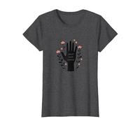 Maid of Honor - Regalo per Festa di Nozze, Mano Destra, Donna Maglietta, Donna, Grigio Scuro, XS