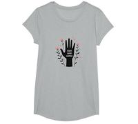 Maid of Honor - Regalo per Festa di Nozze, Mano Destra, Donna Maglietta, Ragazze, Grigio Melange, M