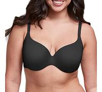 Maidenform Comfort Devotion Full Coverage Underwire Bra, Reggiseno Altamente Coprente Donna, Nero, 2D