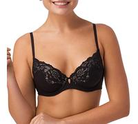 Maidenform Comfort Devotion Your Lift Underwire Bra with Lace Trim, Convertible Straps Reggiseno, Nero W/Sera Blush, 5D Donna