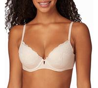Maidenform Comfort Devotion Your Lift Underwire Bra with Lace Trim, Convertible Straps Reggiseno, Opaque, Conchiglia, 3B Donna