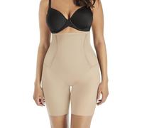 Maidenform Firm Foundations - Hi-waist Thigh Slimmer Donna Pantaloncini, Beige (Latte Sollevato), M