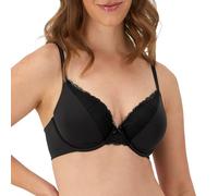 Maidenform Reggiseno imbottito con ferretto T-shirt, copertura totale, convertibile, nero 4D Donna