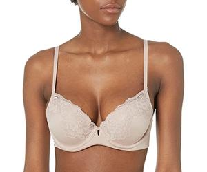 Maidenform Reggiseno Senza Fili di Devozione di Comfort con Il Pizzo, Il Reggiseno Molle di Microfibra Dell'ascensore con L'ascensore Naturale, Reggiseno Comodo Reggiseno Donna (Pacco da 1)