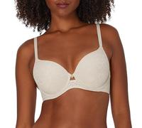 Maidenform Women's Custom Lift, One Fab Fit Underwire, Convertible Straps, Full Coverage Bra, Beige Bisque Lace