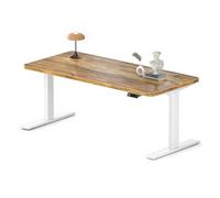MAIDeSITe Scrivania regolabile in altezza (160 x 80 cm), regolabile in altezza, elettrico, a risparmio energetico, silenziosa, portata 160 kg, con funzione di protezione contro le collisioni, S2 Pro