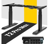 MAIDeSITe T2 Pro Max Scrivania Elettrico Regolabile in Altezza, Regolabile a 135 cm, Capacità di Carico 160kg, con Sistema di Controllo Piano-Master e Funzione di Protezione Anti-collisione