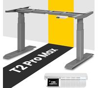 MAIDeSITe T2 Pro Max Scrivania Elettrico Regolabile in Altezza, Regolabile a 135 cm, Capacità di Carico 160kg, con Sistema di Controllo Piano-Master e Funzione di Protezione Anti-collisione