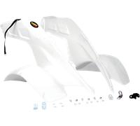 MAIER 117201 ATV FENDER FRNT PR WHITE HONDA TRX 250 R 1988