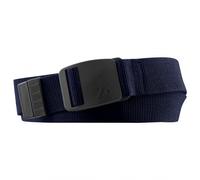maier sports Eco Belt, Cintura, Comoda cintura per l'outdoor con fibbia in plastica per uomo e donna, Estremamente leggera, Regolabile all'infinito, Vestibilità perfetta, Blu scuro, 1 (75 cm)