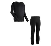maier sports, Set di Biancheria Intima Bambino Kim, Nero (Black), 152 cm