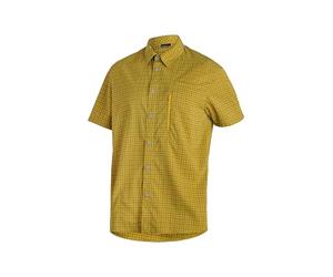 Maier Sports Mats S/S, Camicia da Uomo a Maniche Corte, per Escursioni e Viaggi, con Elastico a 2 Vie, Tecnologia Silverplus e Tecnologia dryprotec