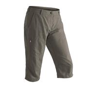 Maier Sports - Pantaloni a pinocchietto da donna, Marrone - teak, 44 IT (40)