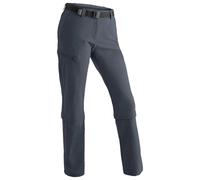 Maier Sports Pantaloni da trekking Arolla Donna - idrorepellenti, zip-off, senza PFC - Grigio 44