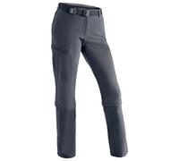 Maier Sports Pantaloni da trekking Arolla Donna idrorepellenti zip-off senza PFC Night Sky 42
