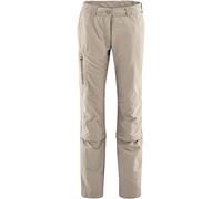 Maier Sports, Pantaloni Convertibili Donna Fulda, Grigio (Feather Gray), 50 (Modello Corto)