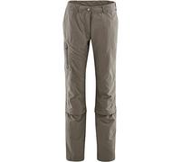 Maier Sports, Pantaloni Convertibili Donna Fulda, Marrone (Teak), 50 (Modello Corto)
