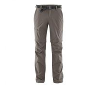 Maier Sports Pantaloni da trekking Tajo 2 idrorepellenti zip-off senza PFC 31 Short marrone/grigio