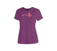 maier sports Tilia Pique W, T-Shirt da Donna, Maglietta Funzionale con Collo Rotondo per Escursioni e Tempo Libero, Tecnologia Dryprotec, Traspirante, Chip NFC per Un Facile riciclo