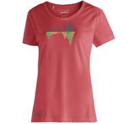Maier Sports Tilia W - T-shirt - donna 46 Red woman Recycled Polyester