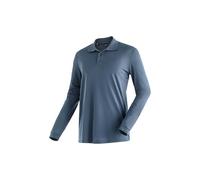 Maier Sports Ulrich Long Sleeve Polo Blu 2XL Uomo