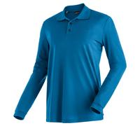 Maier Sports Ulrich Long Sleeve Polo Blu XL Uomo