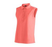 Maier Sports Ulrike Sleeveless Polo Arancione M Donna