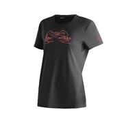 Maier Sports Wilma Print - Maglietta Funzionale da Donna con Stampa, vestibilità Regolare