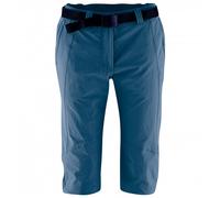 maier sports Kluane, Pantaloni Corti da Trekking da Donna, Pantaloni Outdoor idrorepellenti per Trekking ed Escursioni, Senza PFC, MSTRETCH PRO 4 & Dryprotec, Blu, 38 (W30/L31)