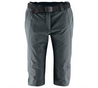 maier sports Kluane, Pantaloni Corti da Trekking da Donna, Pantaloni Outdoor idrorepellenti per Trekking ed Escursioni, Senza PFC, MSTRETCH PRO 4 & Dryprotec, Grigio, 48 (W40/L32)