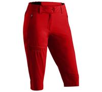 Maier Sports - Women's Lulaka Capri Loop - Pantaloncini 36 - Regular rosso