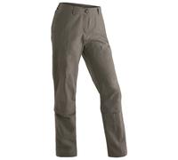 Maier Sports - Women's Nicole Capri - Pantaloni zip off 40 - Regular marrone/grigio
