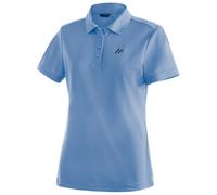 Maier Sports Polo da donna Ulrike piqué leggero Dryprotec traspirante con chip NFC azzurro 46