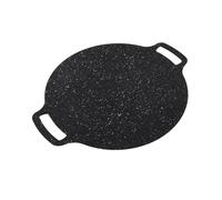 Maifan Stone Piastra per Griglia Coreana Antiaderente Resistente Alle Alte Temperature con Fornello a Cartuccia Portatile, per Campeggio All'aperto e Piastra per Barbecue (28 cm)