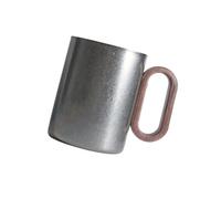 Maigridy Antiruggine 304 Inossidabile Tazza Da Viaggio Calda Impugnatura In Legno Caldo Drinkware per Cucina Ufficio Uso Quotidiano Isolato Tazza Da Caffè Non Os