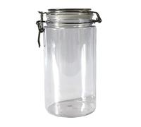 Maigridy Barattolo rotondo da 1500 ml con coperchio ermetico con coperchio ermetico, contenitore per alimenti, cartelle per ricevute, organizer piccolo