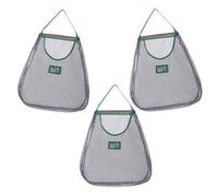 Maigridy Borsa per frutta e verdura con montaggio a parete Design a maglie robuste Grande capacità Facile installazione Soluzione di archiviazione da cucina Facile da installare Borsa a rete a parete